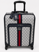 Valise cabine GG Supreme Web Stripe à roulettes