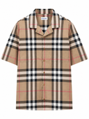 Chemise oversize à carreaux Check Archive Beige