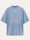 Balenciaga Medium Fit T-Shirt Embro Vintage Blue