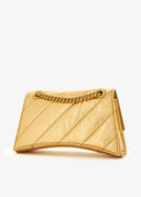 Sac Balenciaga Hourglass Matelassé Doré – Chaîne Dorée