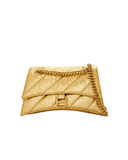 Sac Balenciaga Hourglass Matelassé Doré – Chaîne Dorée