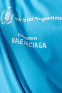 Balenciaga T-shirt World Food Programme Oversize Bleu