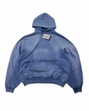 Hoodie oversize Balenciaga washed blue