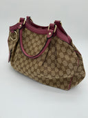 GUCCI Tote Bag GG Canvas Rose