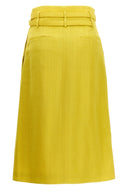 Jupe Soie Jaune