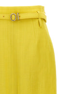 Jupe Soie Jaune
