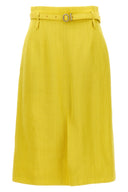 Jupe Soie Jaune