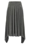 Jupe Laine Gris