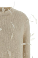 Sweat Laine Blanc