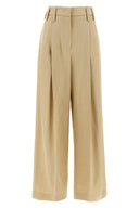 Pantalon Soie Beige