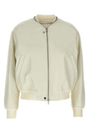 Veste Cuir Blanc