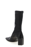Talons Cuir Noir