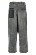 Pantalon Cuir Bleu