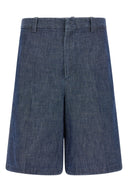 Short Coton Bleu