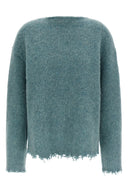 Sweat Laine Bleu Clair