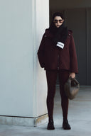 Pantalon Laine Bordeaux