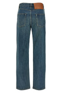 Pantalon Cuir Bleu