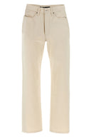 Pantalon Cuir Beige