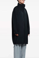 Manteau Satin Noir