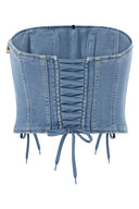 Top Denim Bleu Clair