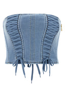 Top Denim Bleu Clair