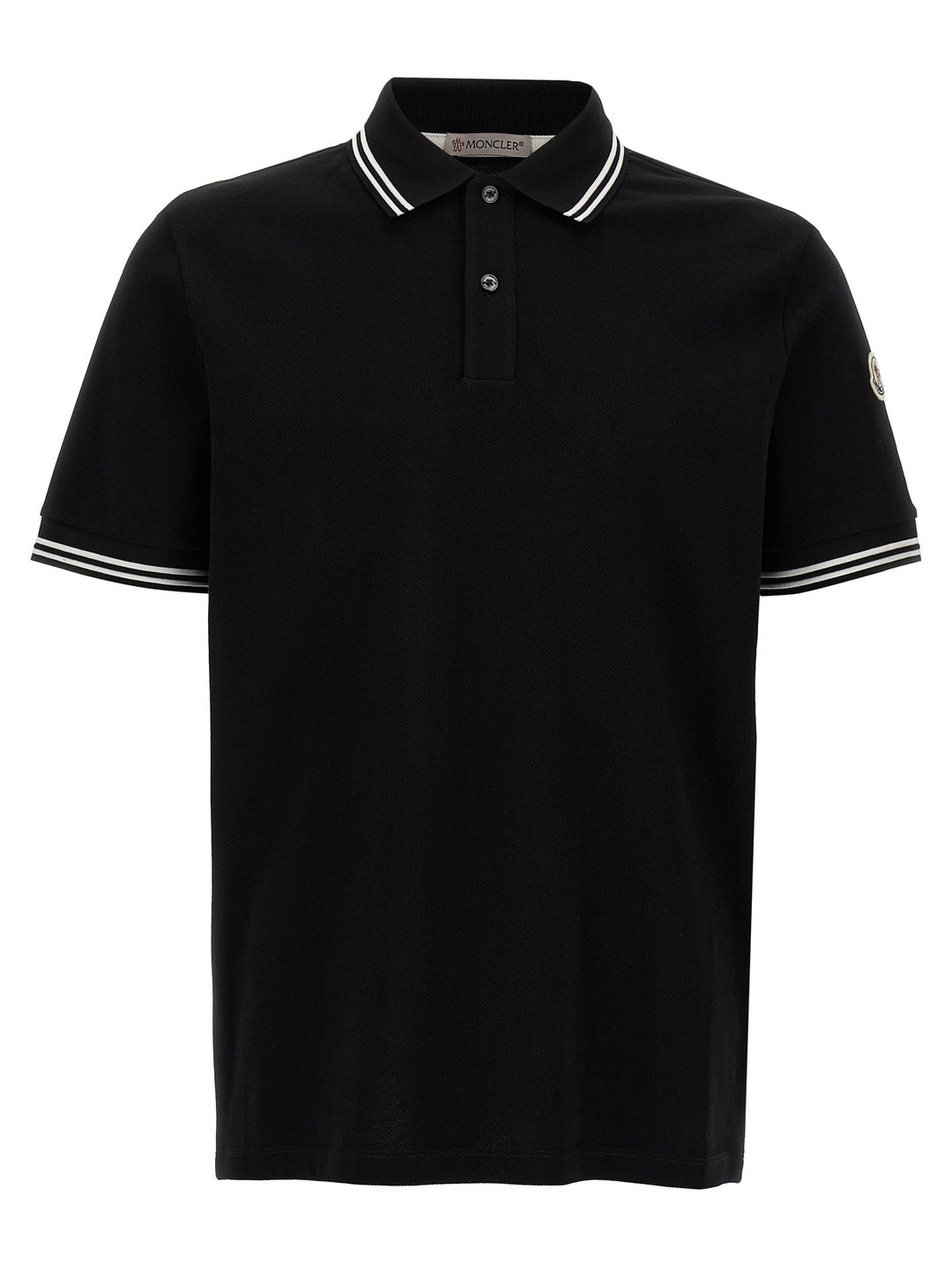 Polo striped noir