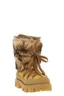 Chaussures Shearling Marron
