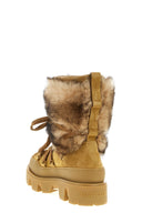 Chaussures Shearling Marron
