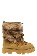 Chaussures Shearling Marron