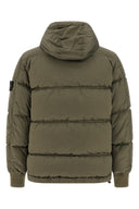 Doudoune en nylon métallisé