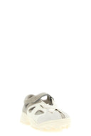Sandales Cuir Gris