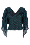 Chemise Soie Bleu