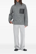 Sweat Cuir Gris