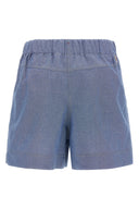 Short Coton Bleu Clair