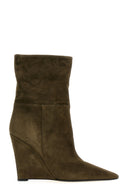 Chaussures Daim Vert