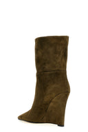 Chaussures Daim Vert