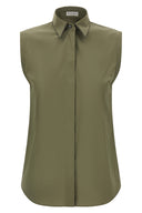 Chemise Coton Vert