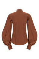Chemise Coton Marron
