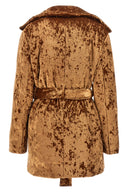Manteau Velours Marron