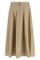 Jupe Coton Beige