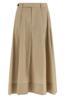 Jupe Coton Beige