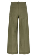 Pantalon Coton Vert