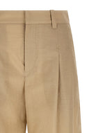Pantalon Coton Beige