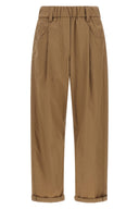 Pantalon Coton Beige