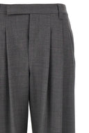 Pantalon Laine Gris