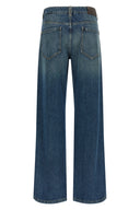 Pantalon Cuir Bleu