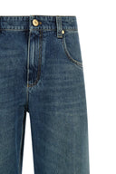 Pantalon Cuir Bleu