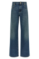 Pantalon Cuir Bleu