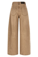 Pantalon Denim Beige