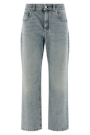 Pantalon Cuir Bleu Clair